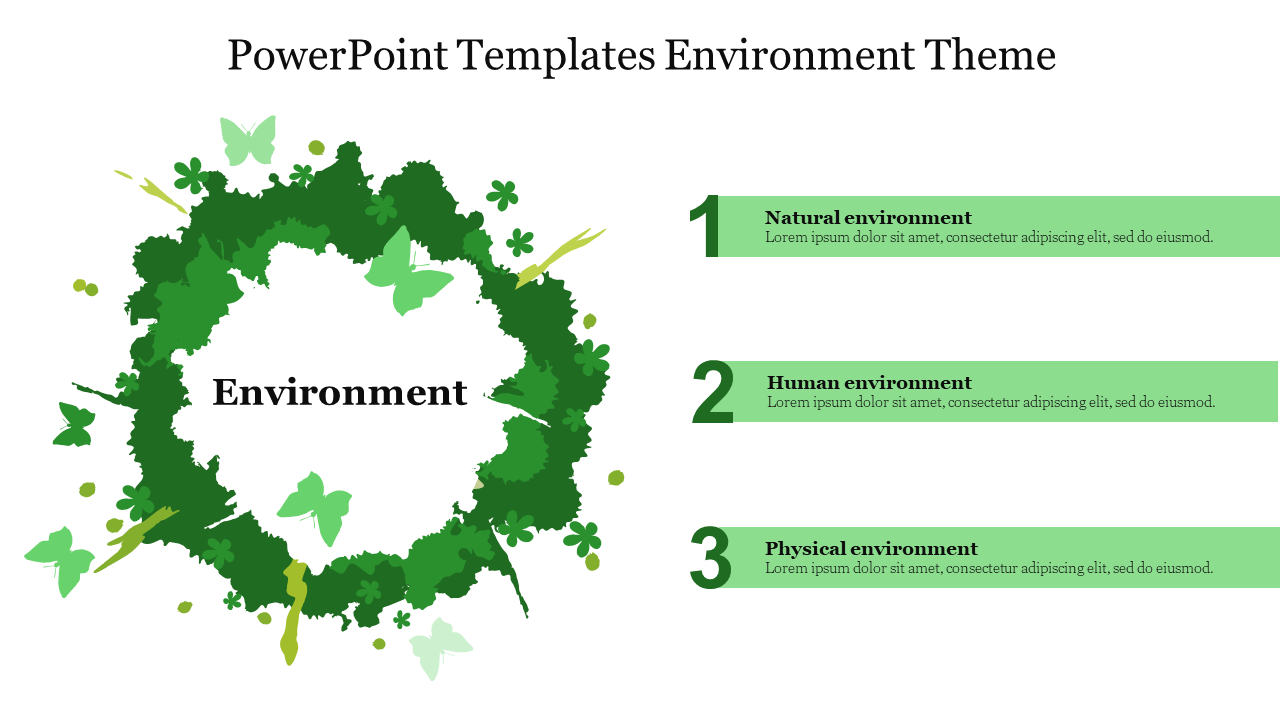 Free - Free PowerPoint Template Environment Theme and Google Slides